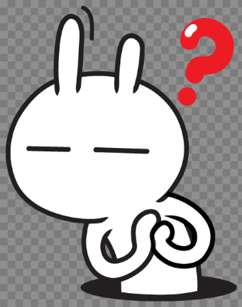 Facebook Sticker Tuzki Rabbit PNG Download Free