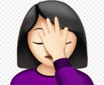Facepalm Emoji iPhone Emoticon - Emoji 