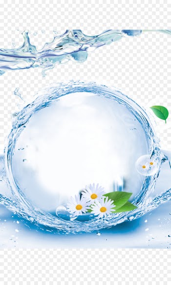 Facial Advertising Cosmetics Water - Water polo transparent material 
