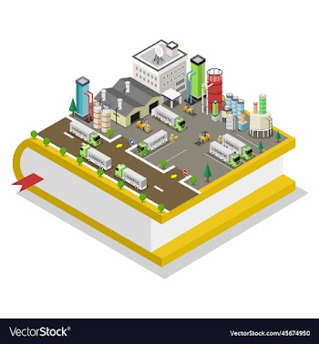 factory 3d isometric design