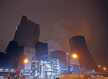 Factory at Nightime