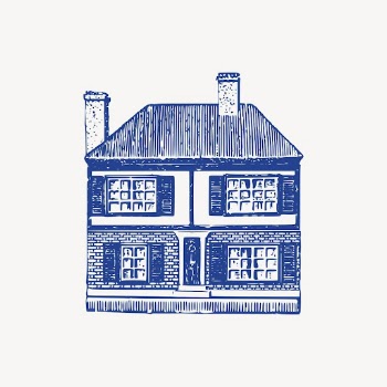 Factory building clipart, vintage architecture | Free Vector - rawpixel