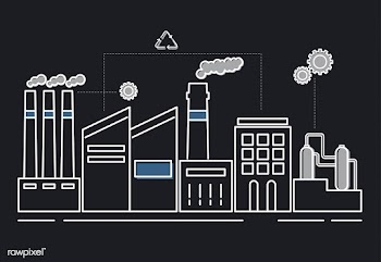 Factory city bank | Free stock vector - 77366