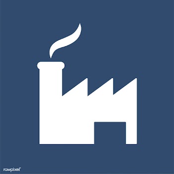Factory icon isolated on background | Free stock vector - 457745