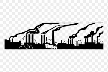 Factory pollution png sticker, transparent | Free PNG - rawpixel