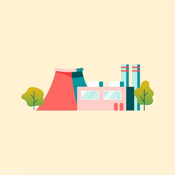 Factory power generator in yellow | Free stock vector - 486878