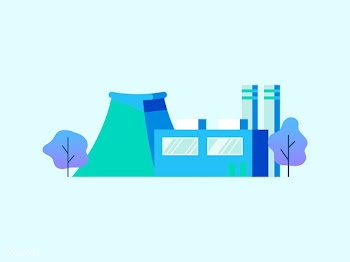 Factory power generator plant illustration | Free stock vector - 486868