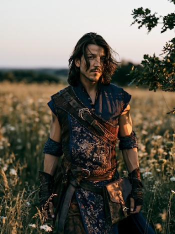 Fae King in a Summer Meadow