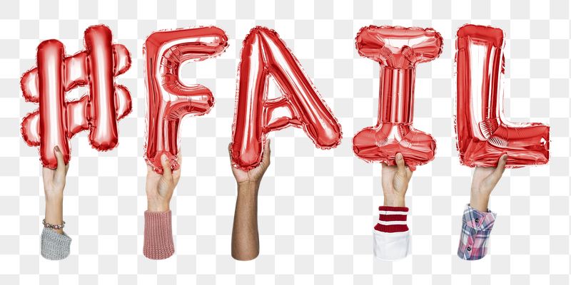 Fail balloon png word sticker, | Free PNG - rawpixel
