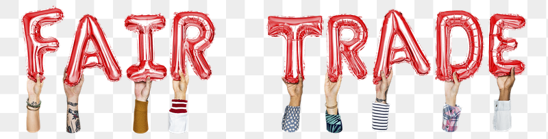 Fair trade word png, hands | Free PNG - rawpixel