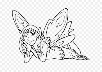 Fairy Drawing Coloring book Ausmalbild Elf - window 