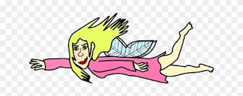 Fairy, Fantasy, Swim, Water - Girl Flying Clipart