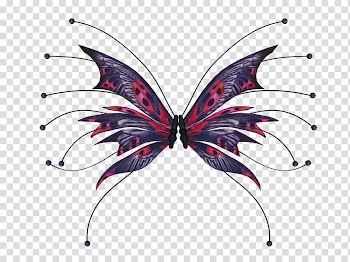 Fairy Goth subculture Elf, wings transparent background PNG clipart