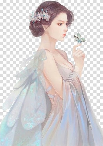 Fairy illustration, Painting Drawing Anime Art, painting transparent background PNG clipart