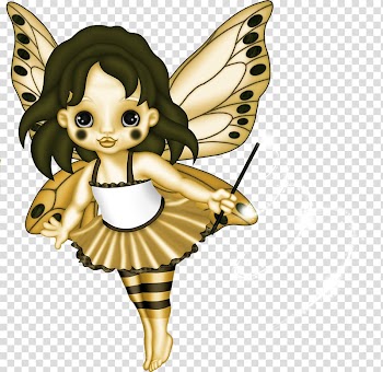 Fairy Insect Cartoon, autumn elements transparent background PNG clipart