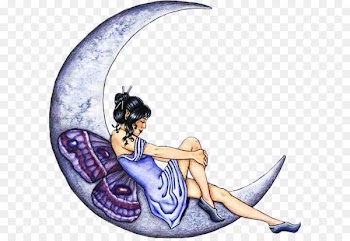Fairy painting Moon Fairy Gifts Fairy tale - Fairy 