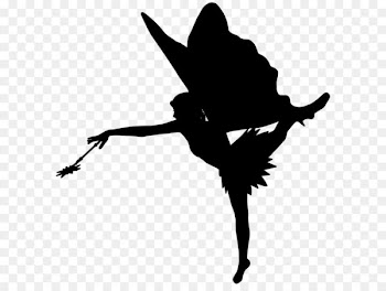 Fairy Silhouette Clip art - Fairy Silhouette PNG Clip Art Image 