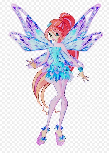 Fairy Winx Club Tynix Mini Magic Bloom Doll Cartoon -  