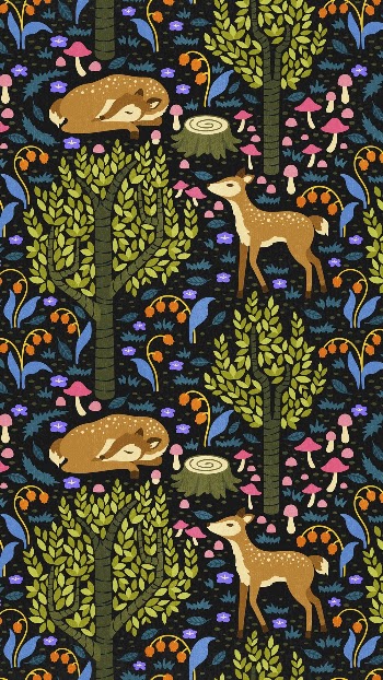 Fairytale forest pattern phone wallpaper, | Free Photo Illustration - rawpixel