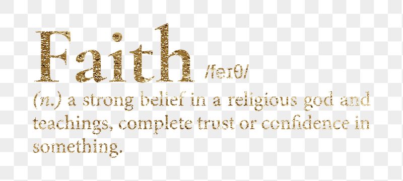 Faith png dictionary word sticker, | Free PNG - rawpixel