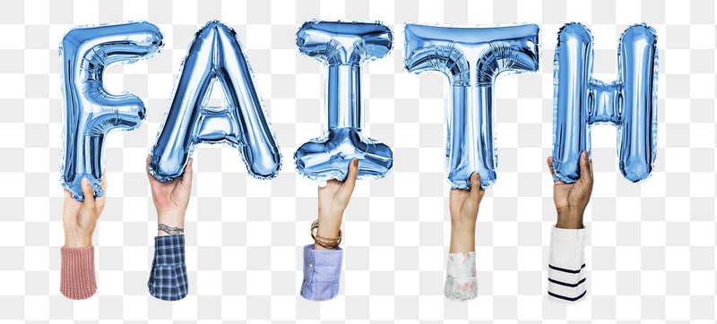 Faith word png, hands holding | Free PNG - rawpixel