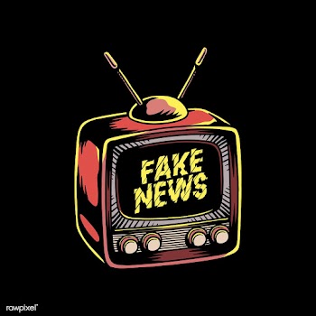 Fake news on old school tv screen | Free stock vector - 504865