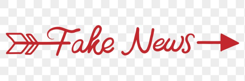 Fake news png sticker, red | Free PNG - rawpixel