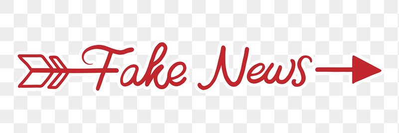 Fake news png sticker, red | Free PNG - rawpixel
