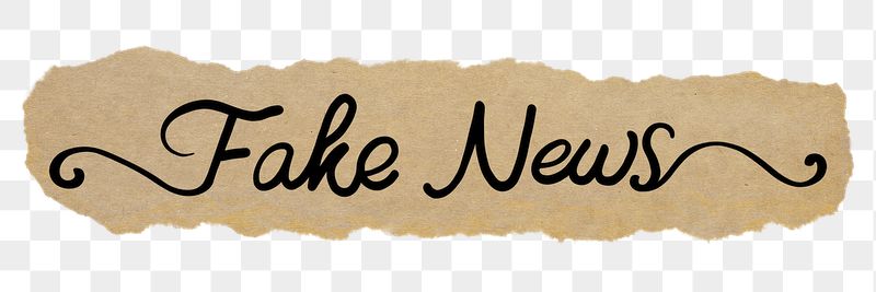 Fake news png word, black | Free PNG - rawpixel