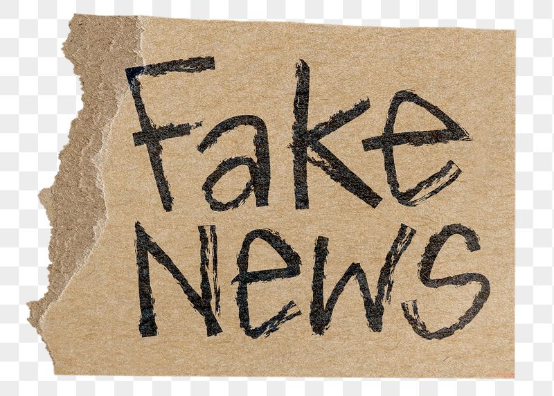 Fake news png word sticker, | Free PNG - rawpixel