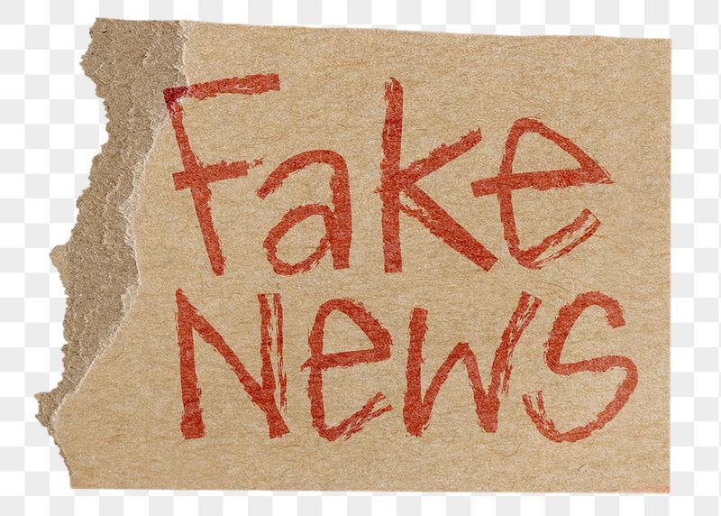Fake news png word sticker, | Free PNG - rawpixel