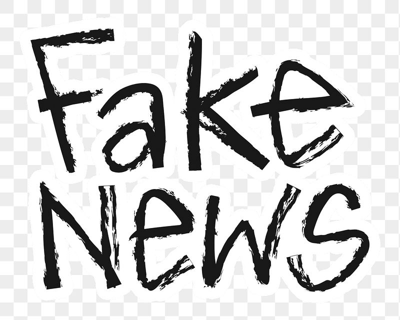 Fake news png word sticker | Free PNG - rawpixel