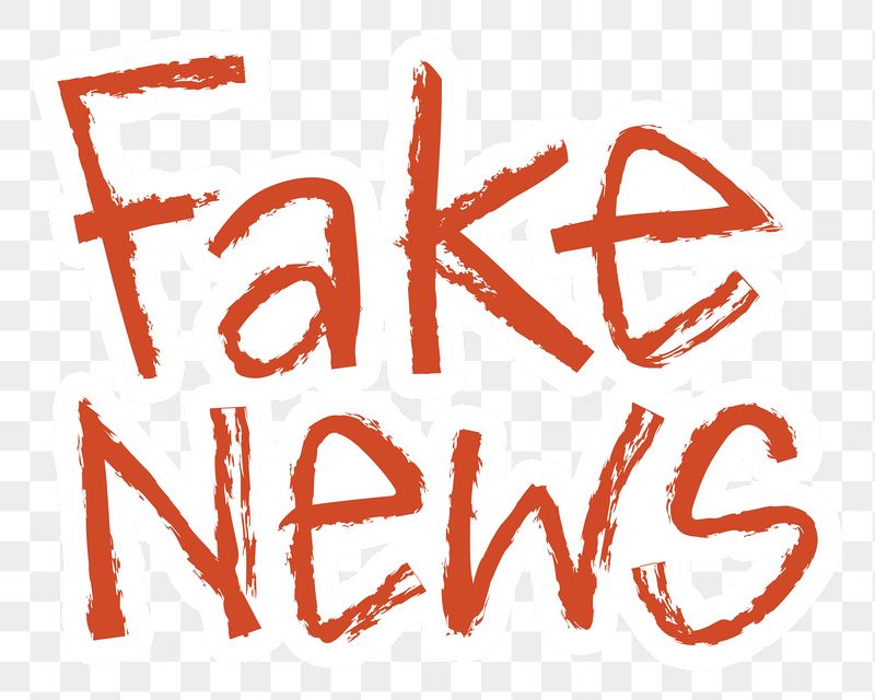 Fake news png word sticker | Free PNG - rawpixel