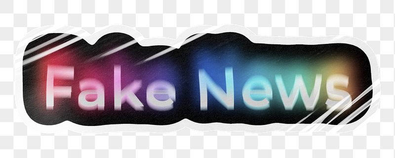Fake news png word sticker, | Free PNG - rawpixel