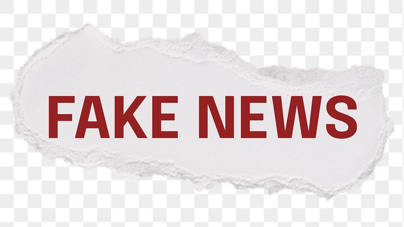 Fake news png word, white | Free PNG - rawpixel