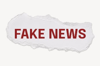 Fake news word typography, white | Free PSD - rawpixel