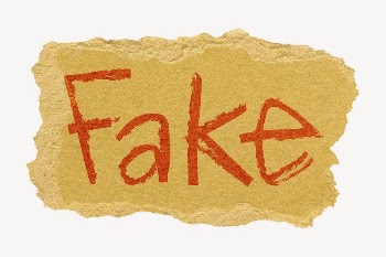Fake word sticker, ripped paper | Free PSD - rawpixel