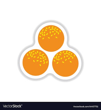 Falafel ball arabic food made from chickpeas vector image