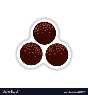 Falafel ball arabic food made from chickpeas vector image
