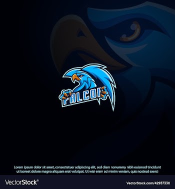 falcon mascot logo