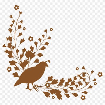 Fall Brown Quail - Brown Leaf Border Png