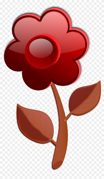 Fall Flower Clip Art - Cartoon Pink Flower