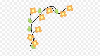 Fall Flower Design Clipart Png Png Images - Flower Clipart Border Transparent