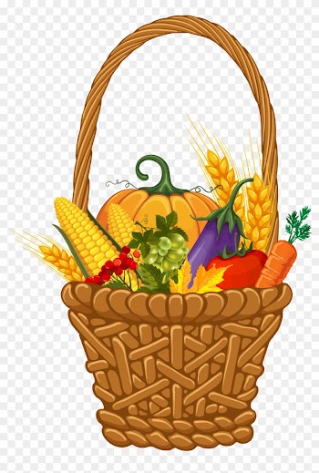 Fall Harvest Basket Png Clipart Image - Fall Harvest Png