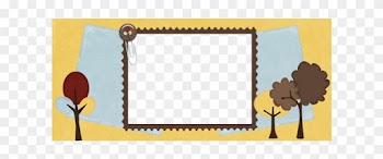 Fall Sky Free Blog Banner - Picture Frame