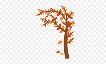Fall Tree Svg Cutting File For Scrapbooking Autumn - Cute Fall Tree Clipart