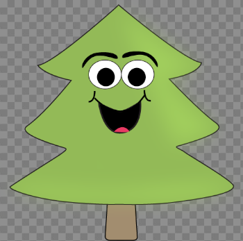 Fall Tree With A Face Clipart & Clip Art Images #14285 ...