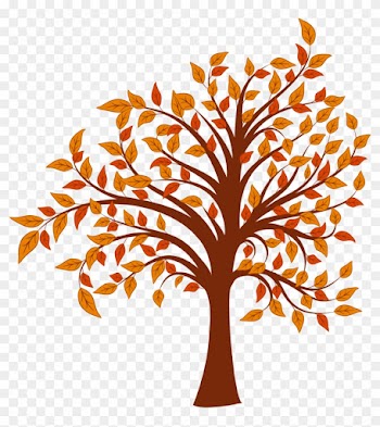 Fall Trees Clipart - Cute Fall Tree Clipart