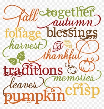 Fall Words Set Svg Autumn Svg File Svg Files For Scrapbooking - Autumn Svg Files