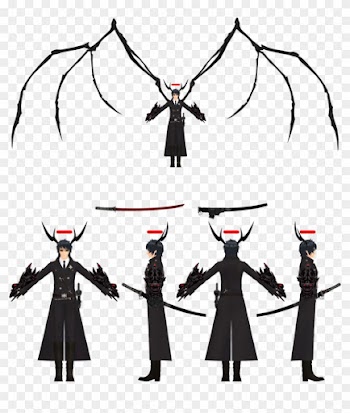 Fallen Angel Clipart Deviantart - Mmd Male Angel